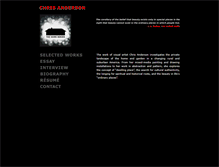 Tablet Screenshot of chrisandersonart.com